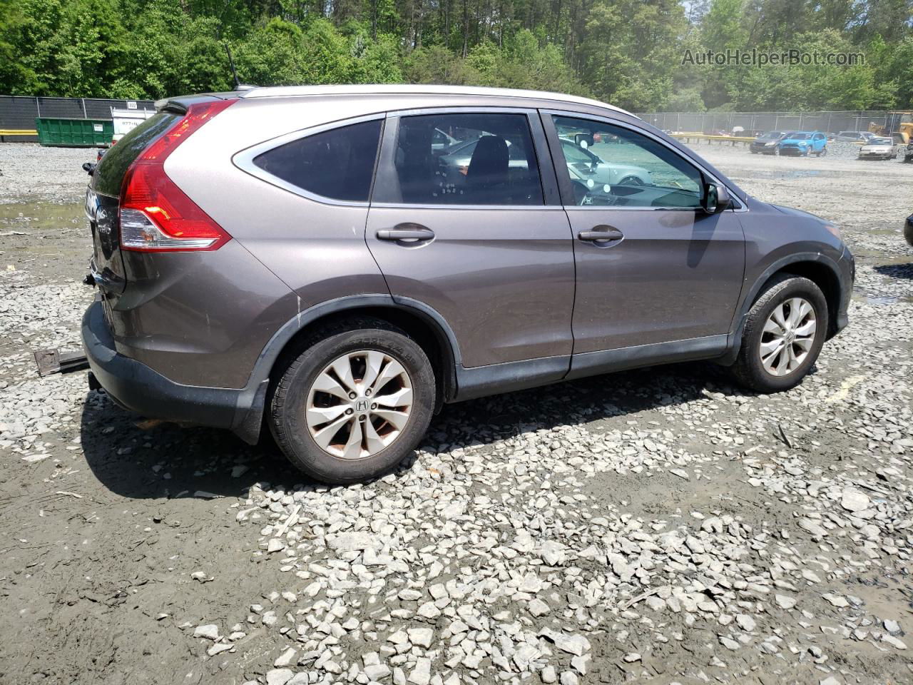 2012 Honda Cr-v Exl Charcoal vin: 5J6RM4H7XCL056528