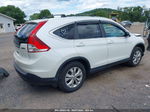 2013 Honda Cr-v Ex-l White vin: 5J6RM4H7XDL071516