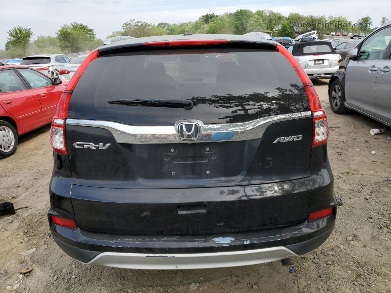 2015 Honda Cr-v Exl Black vin: 5J6RM4H7XFL042441