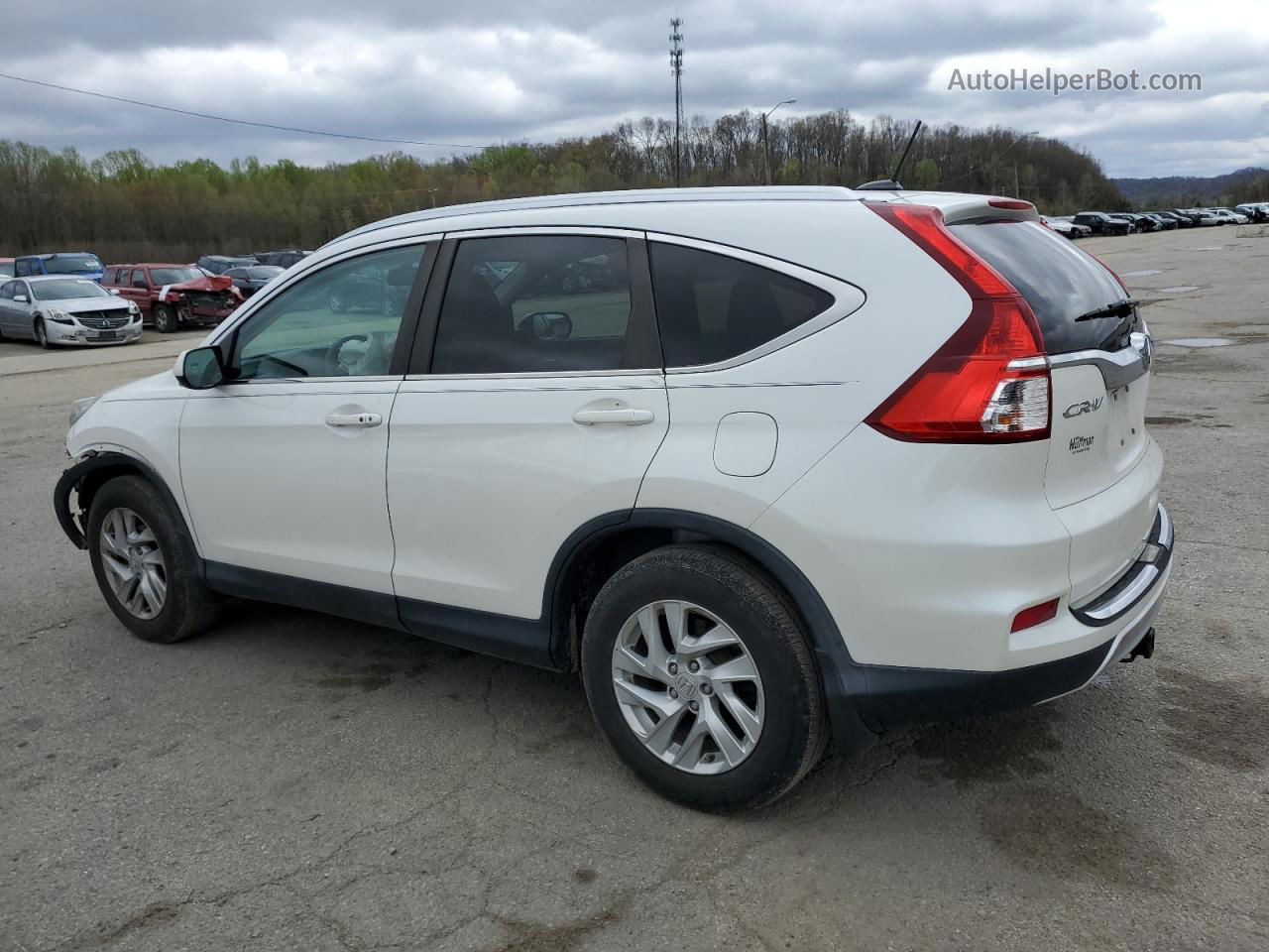 2016 Honda Cr-v Exl White vin: 5J6RM4H7XGL005438