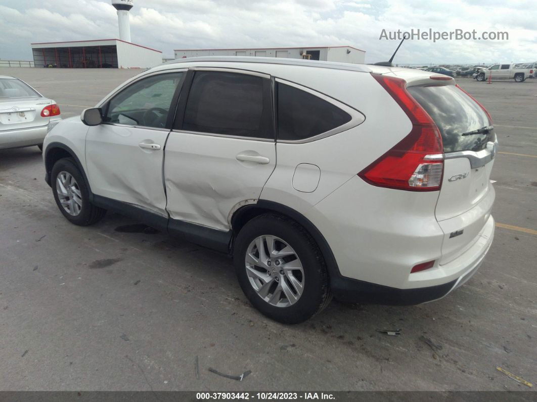 2016 Honda Cr-v Ex-l White vin: 5J6RM4H7XGL007545