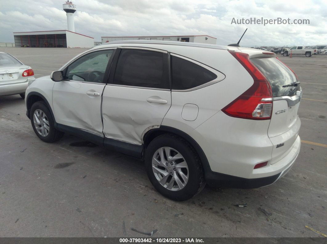 2016 Honda Cr-v Ex-l White vin: 5J6RM4H7XGL007545