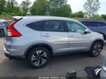 2015 Honda Cr-v Touring Silver vin: 5J6RM4H90FL011393