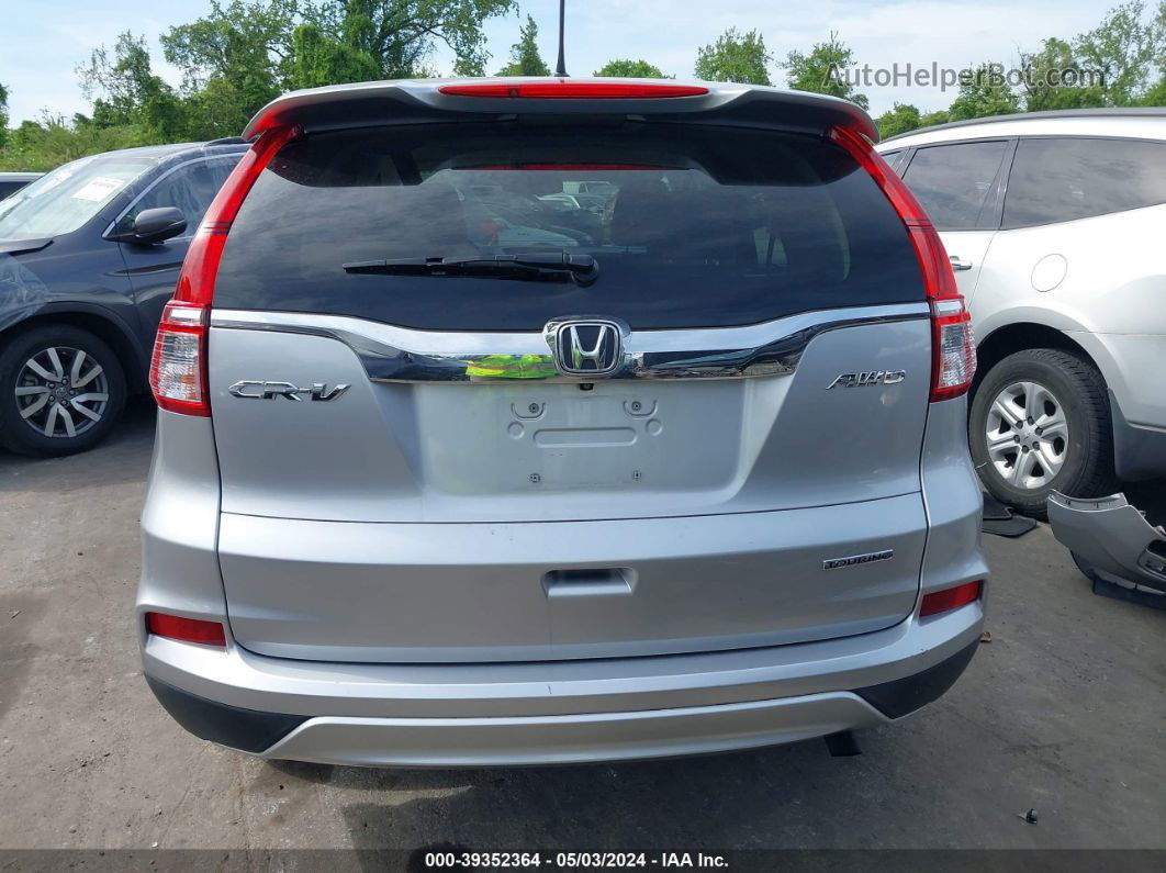 2015 Honda Cr-v Touring Silver vin: 5J6RM4H90FL011393