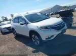 2015 Honda Cr-v Touring White vin: 5J6RM4H90FL037833