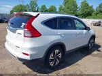 2015 Honda Cr-v Touring White vin: 5J6RM4H90FL037833