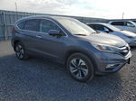 2015 Honda Cr-v Touring Gray vin: 5J6RM4H90FL804161