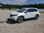 2016 Honda Cr-v Touring White vin: 5J6RM4H91GL128966