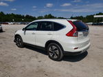 2016 Honda Cr-v Touring White vin: 5J6RM4H91GL128966