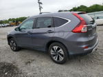 2015 Honda Cr-v Touring Серый vin: 5J6RM4H92FL108367