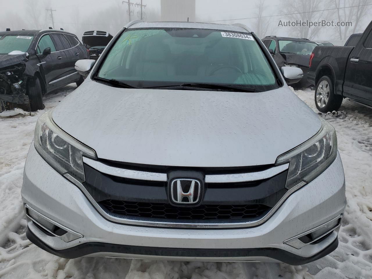 2016 Honda Cr-v Touring Silver vin: 5J6RM4H92GL117460