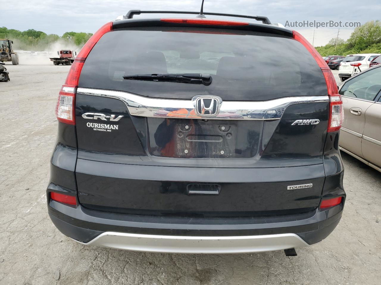 2016 Honda Cr-v Touring Черный vin: 5J6RM4H93GL017691