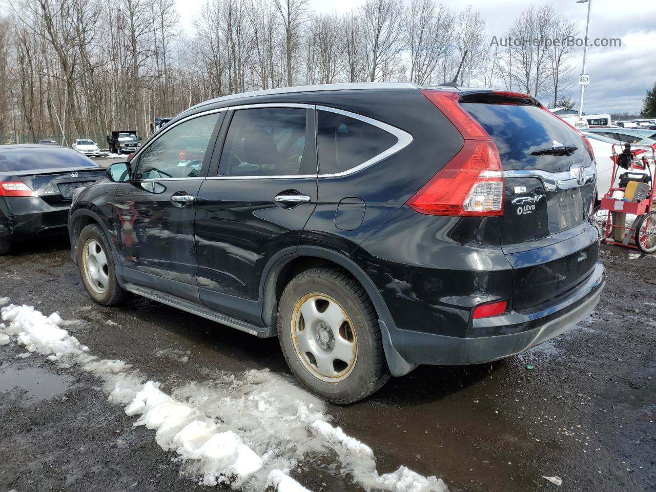 2016 Honda Cr-v Touring Black vin: 5J6RM4H93GL803555