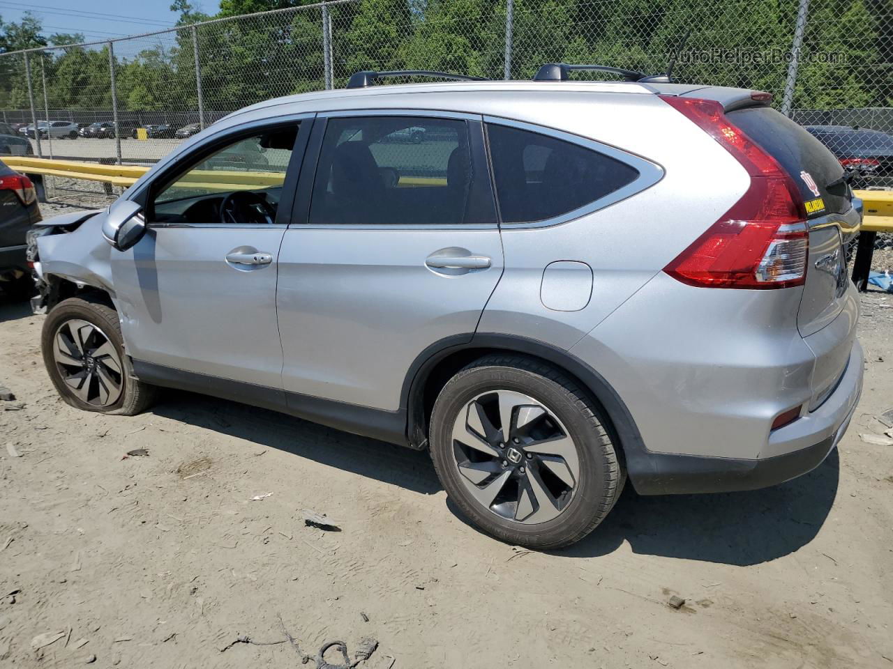 2016 Honda Cr-v Touring Silver vin: 5J6RM4H94GL086227