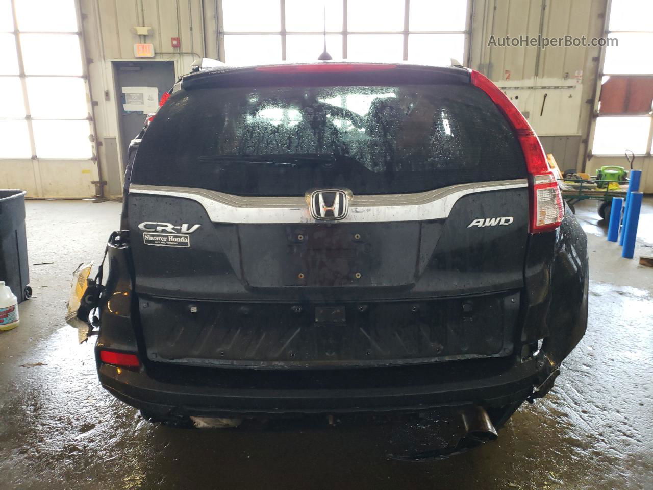 2015 Honda Cr-v Touring Черный vin: 5J6RM4H95FL108427