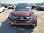 2016 Honda Cr-v Touring Maroon vin: 5J6RM4H95GL062437