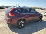2016 Honda Cr-v Touring Maroon vin: 5J6RM4H95GL062437