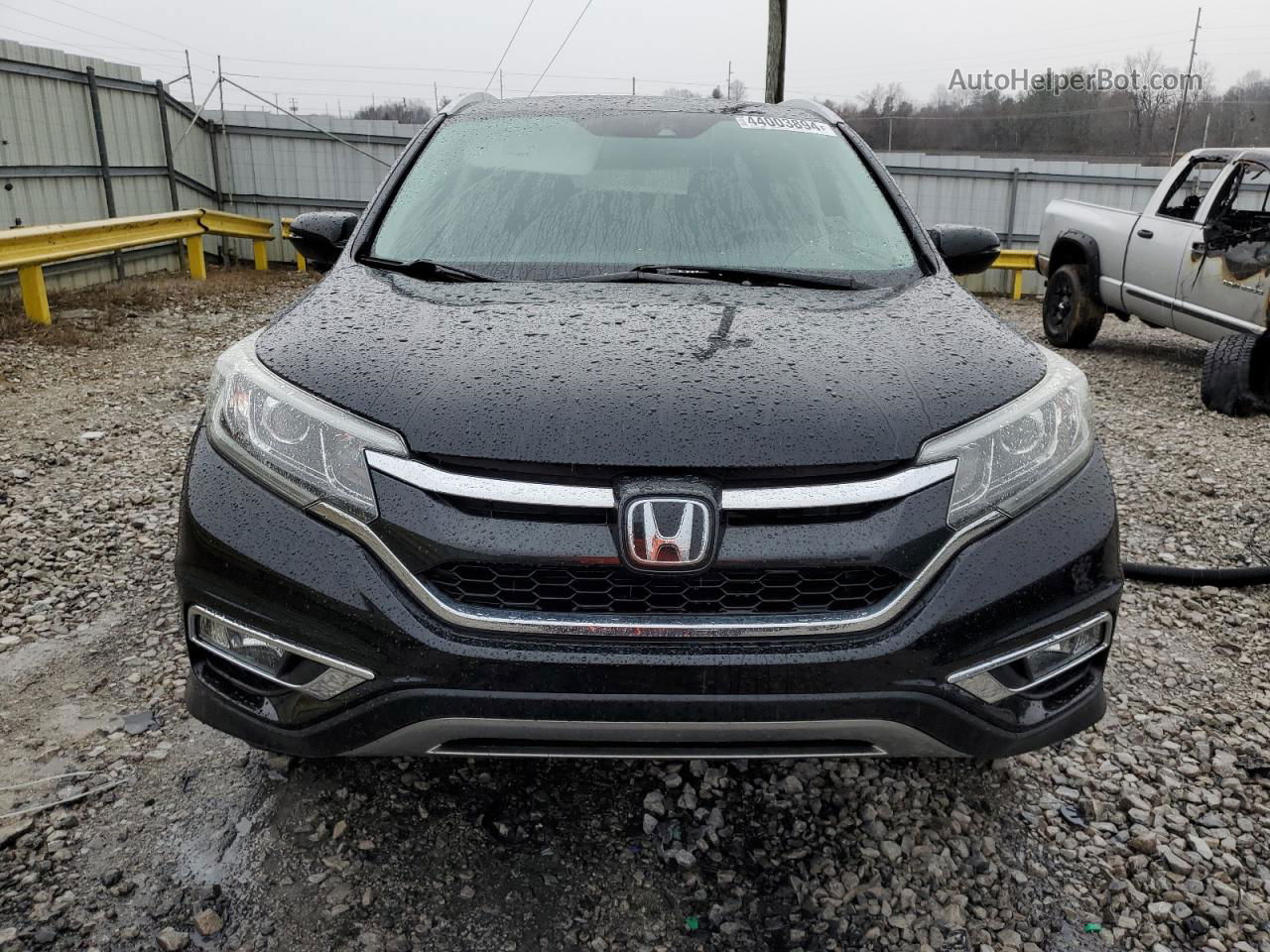 2016 Honda Cr-v Touring Black vin: 5J6RM4H95GL124290