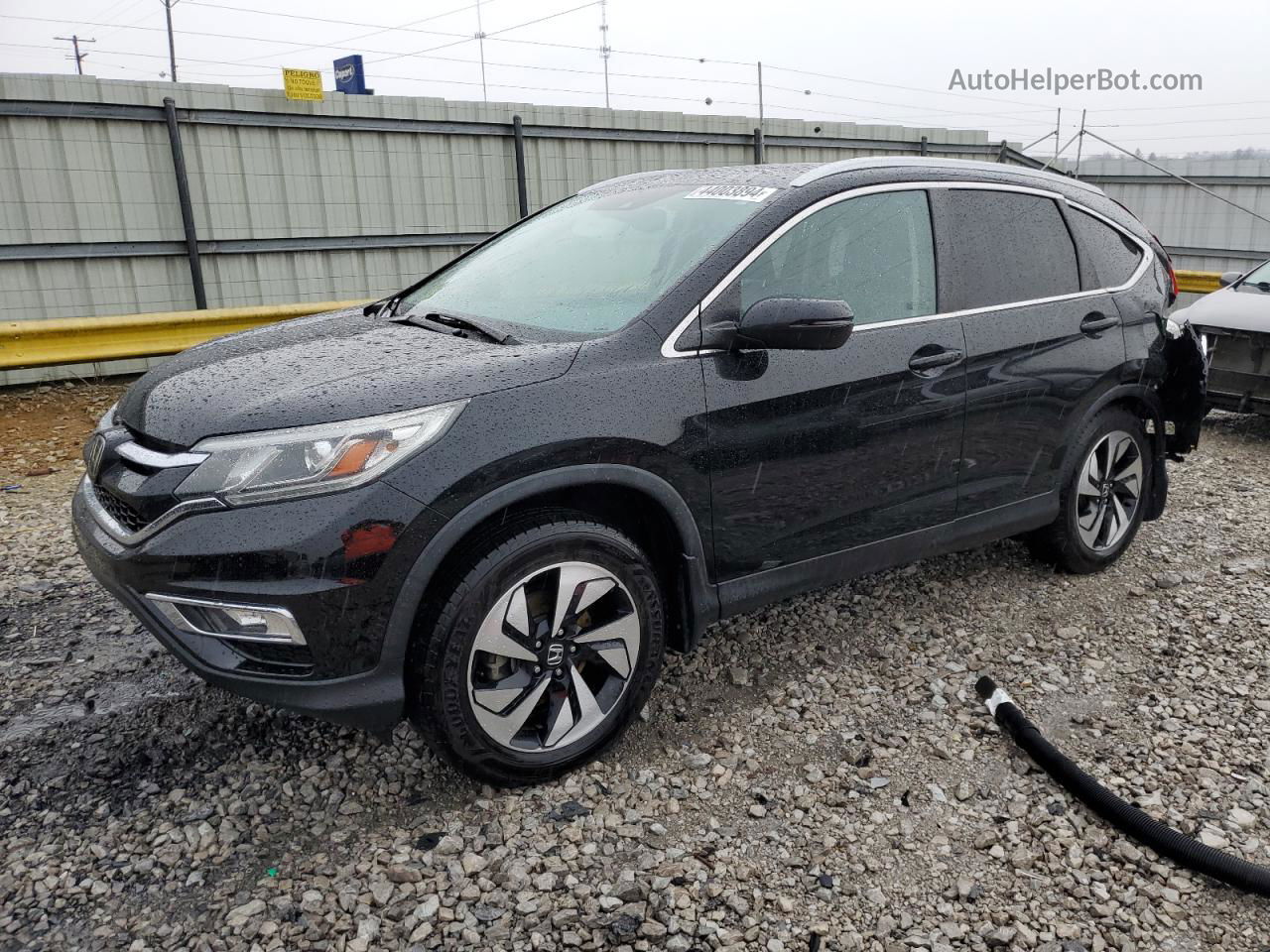 2016 Honda Cr-v Touring Черный vin: 5J6RM4H95GL124290