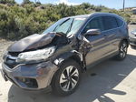 2015 Honda Cr-v Touring Серый vin: 5J6RM4H96FL109408