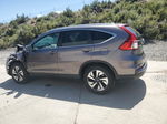 2015 Honda Cr-v Touring Серый vin: 5J6RM4H96FL109408