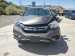 2015 Honda Cr-v Touring Gray vin: 5J6RM4H96FL109408