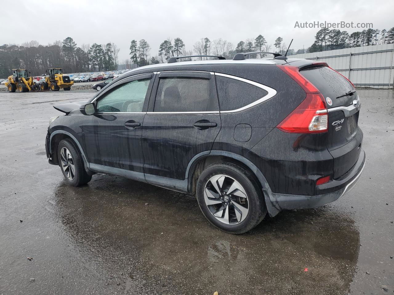 2016 Honda Cr-v Touring Black vin: 5J6RM4H96GL065606