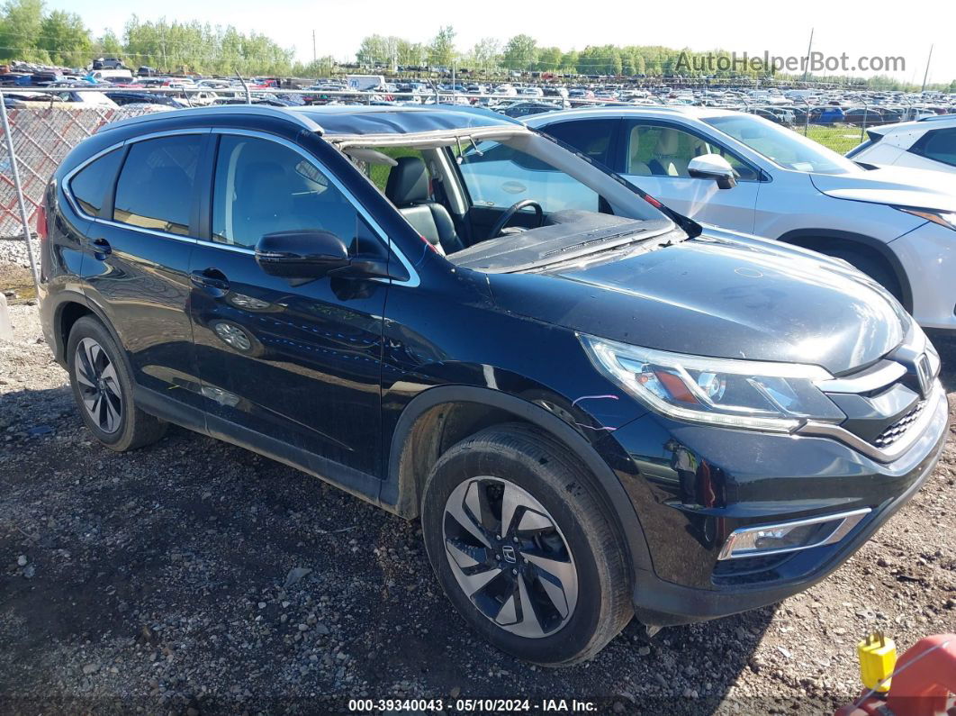 2016 Honda Cr-v Touring Черный vin: 5J6RM4H96GL068022