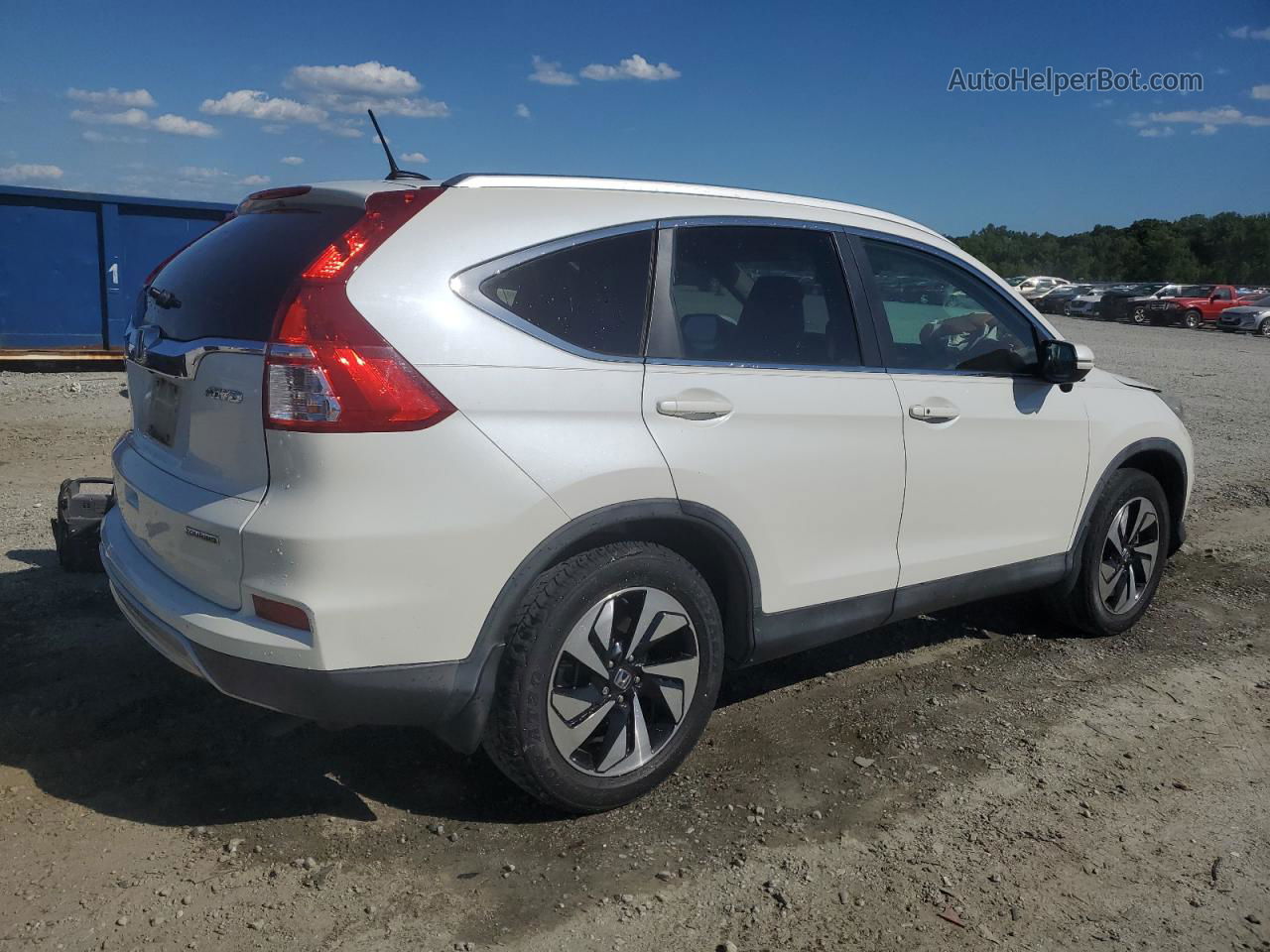 2016 Honda Cr-v Touring Silver vin: 5J6RM4H96GL080946