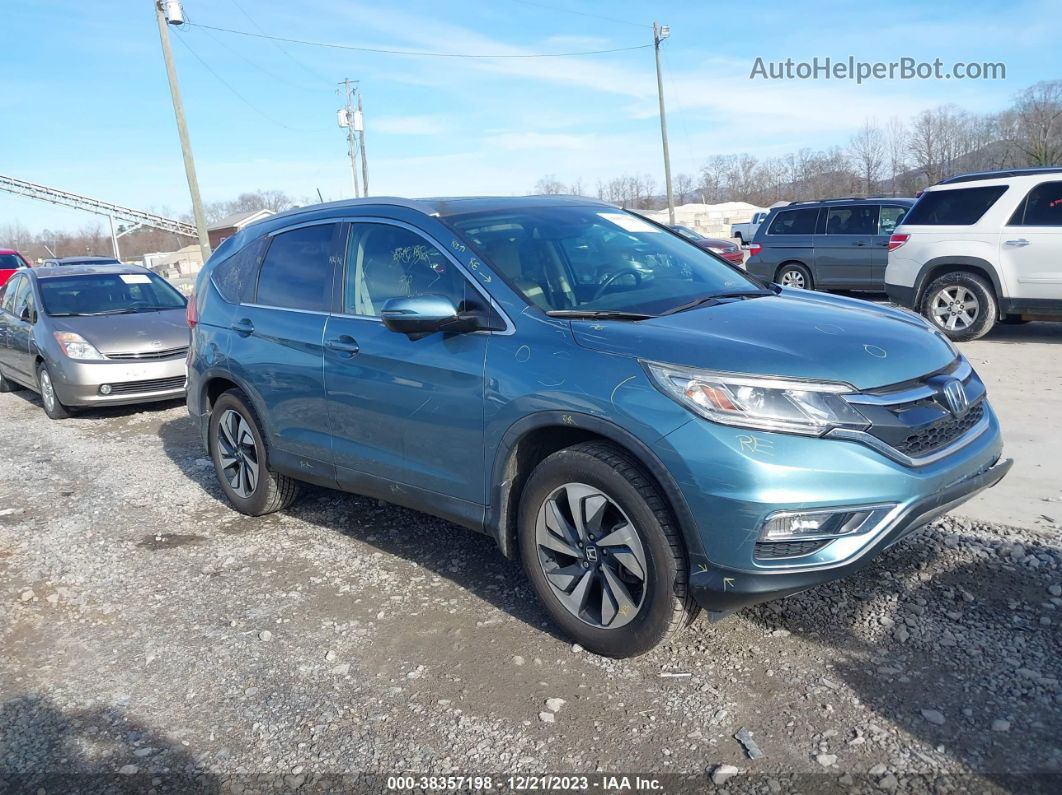 2016 Honda Cr-v Touring Синий vin: 5J6RM4H96GL086357