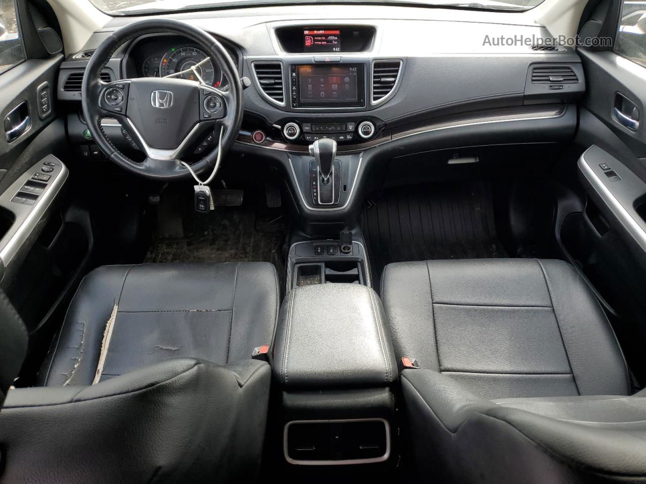 2015 Honda Cr-v Touring Белый vin: 5J6RM4H97FL005106