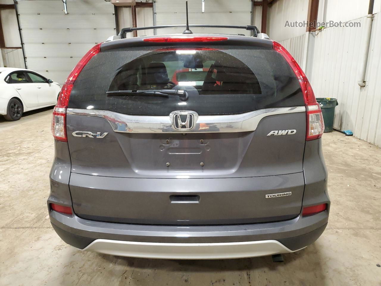 2015 Honda Cr-v Touring Серый vin: 5J6RM4H98FL086388