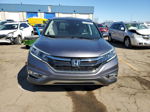 2016 Honda Cr-v Touring Gray vin: 5J6RM4H99GL089477