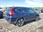 2016 Honda Cr-v Touring Blue vin: 5J6RM4H99GL118184