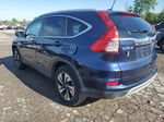 2016 Honda Cr-v Touring Blue vin: 5J6RM4H99GL118184