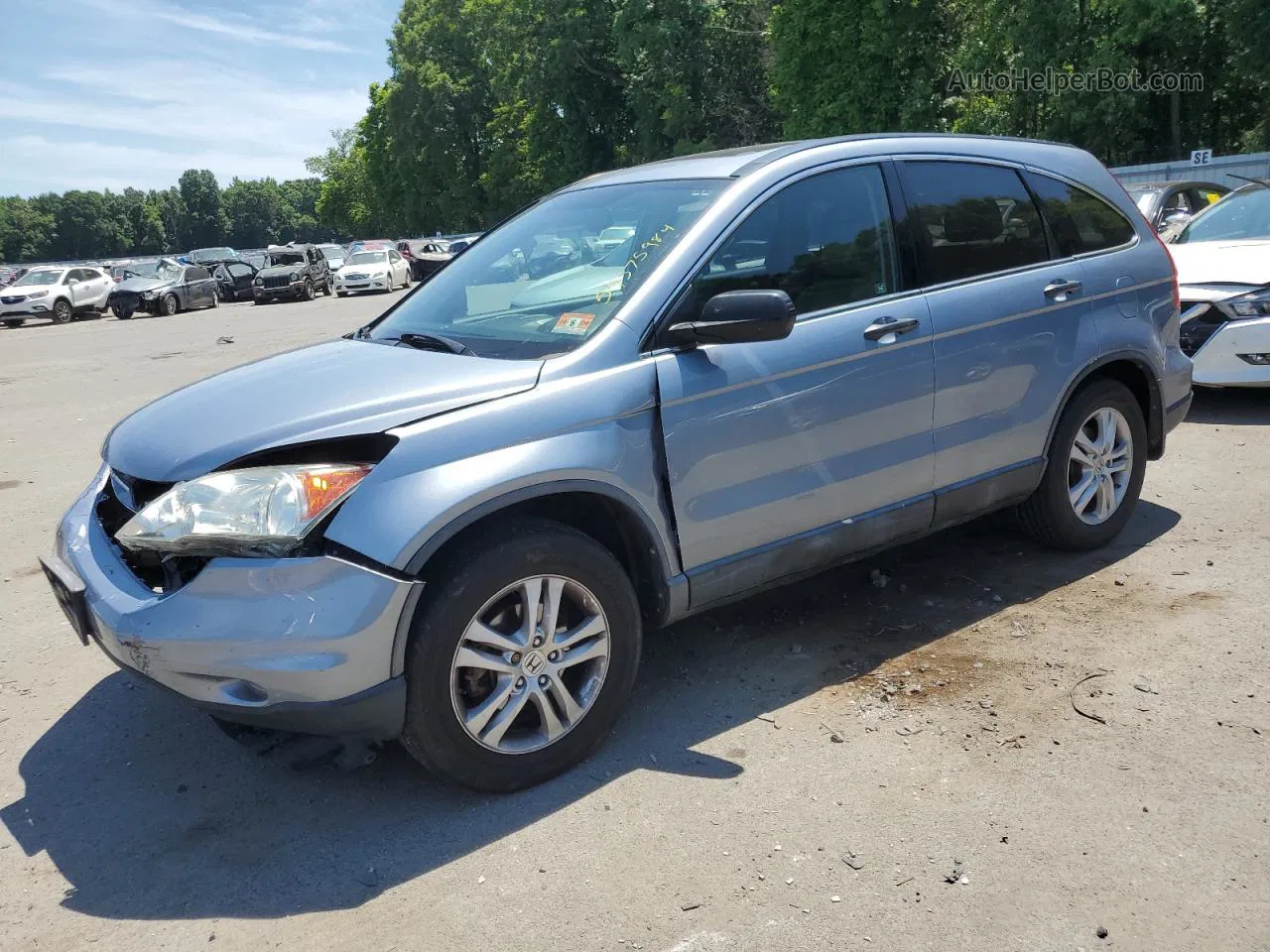 2015 Honda Cr-v Touring Blue vin: 5J6RM4H9XFL099109