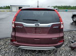 2016 Honda Cr-v Touring Maroon vin: 5J6RM4H9XGL048372