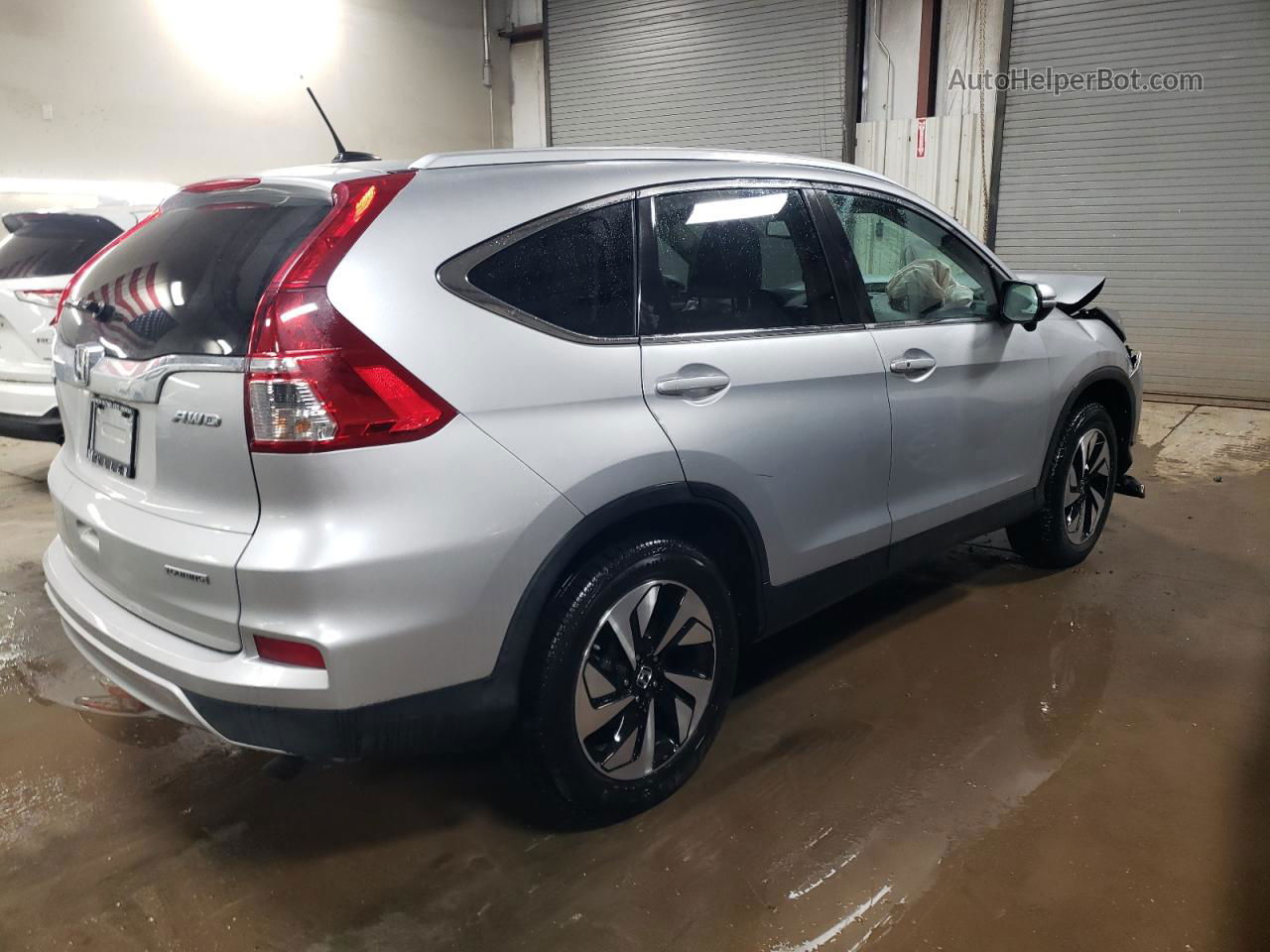 2016 Honda Cr-v Touring Silver vin: 5J6RM4H9XGL113866