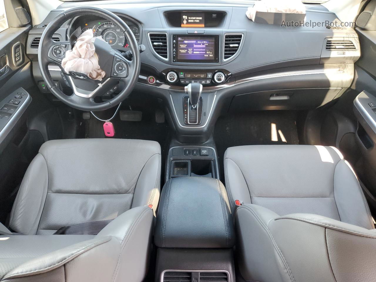 2016 Honda Cr-v Touring Серебряный vin: 5J6RM4H9XGL113866