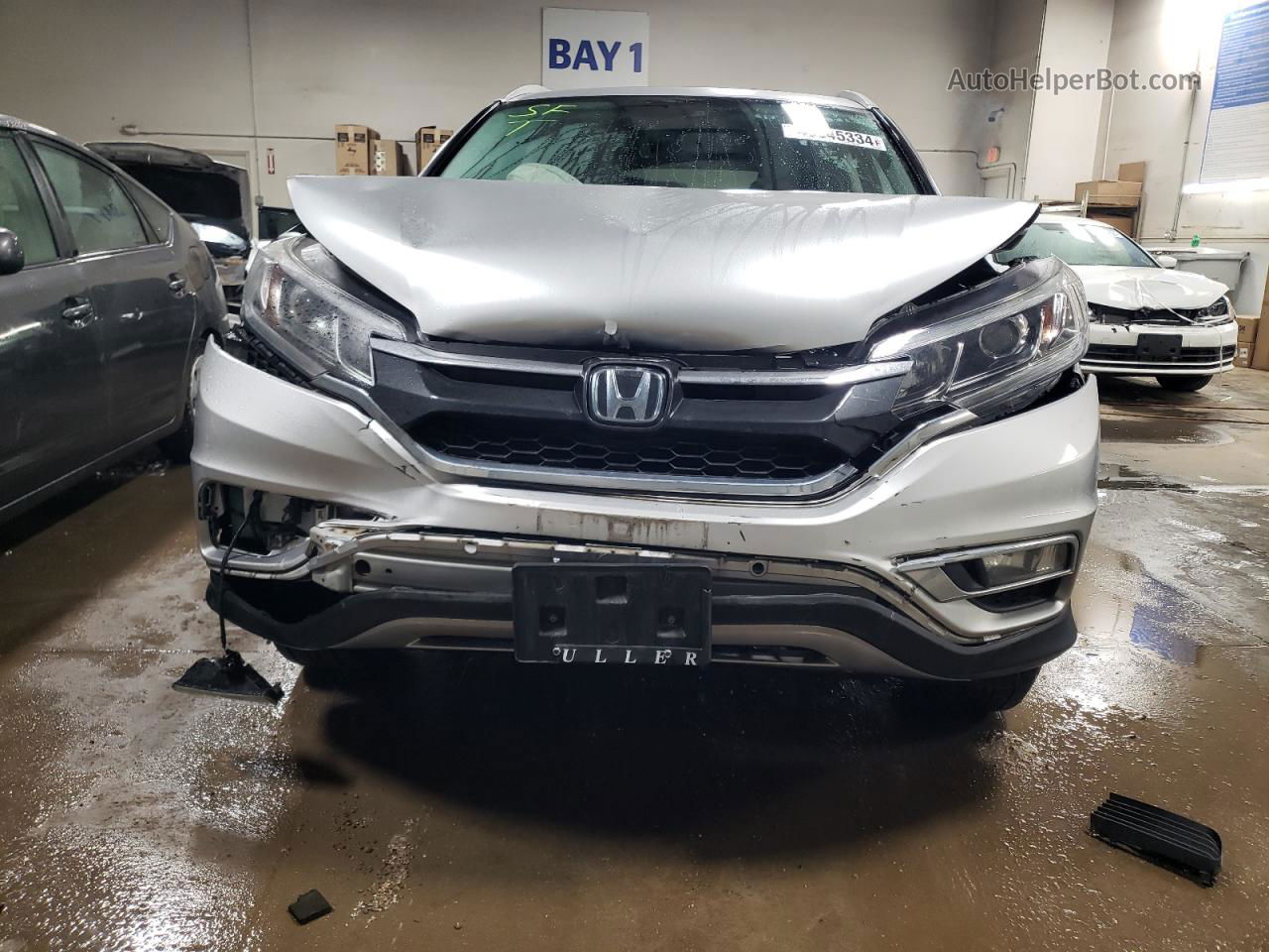 2016 Honda Cr-v Touring Серебряный vin: 5J6RM4H9XGL113866