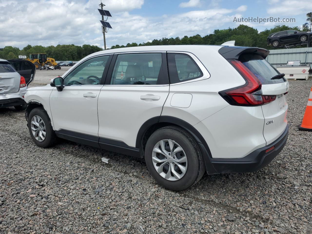 2023 Honda Cr-v Lx White vin: 5J6RS3H28PL004700