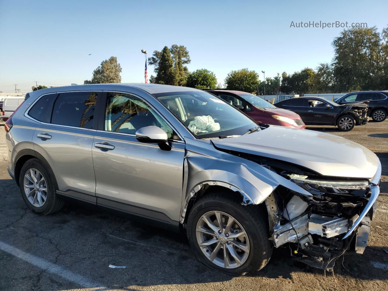 2023 Honda Cr-v Exl Silver vin: 5J6RS3H74PL001353