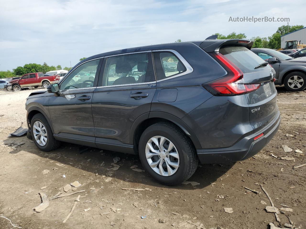 2023 Honda Cr-v Lx Gray vin: 5J6RS4H27PL006475