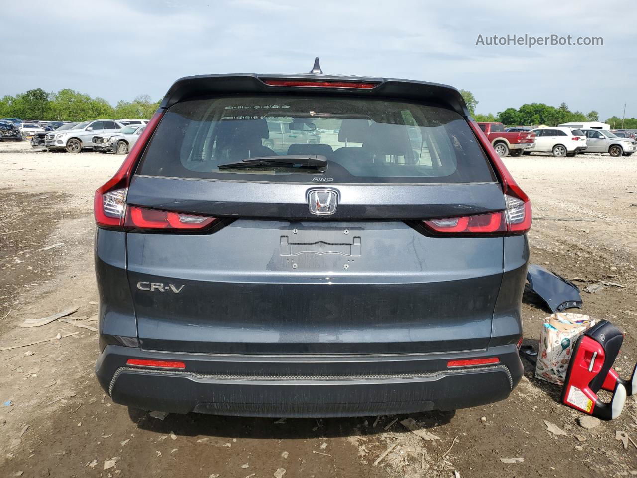 2023 Honda Cr-v Lx Gray vin: 5J6RS4H27PL006475