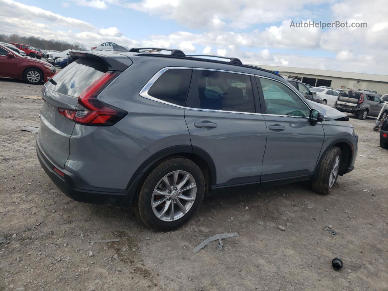 2023 Honda Cr-v Ex Gray vin: 5J6RS4H45PL005987