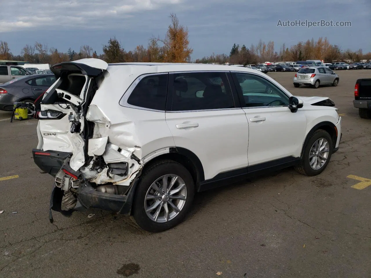 2023 Honda Cr-v Exl White vin: 5J6RS4H72PL005469