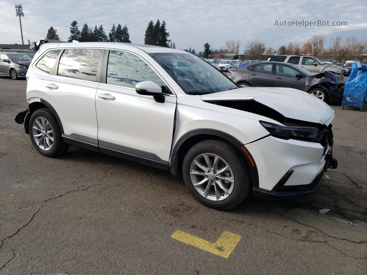 2023 Honda Cr-v Exl White vin: 5J6RS4H72PL005469