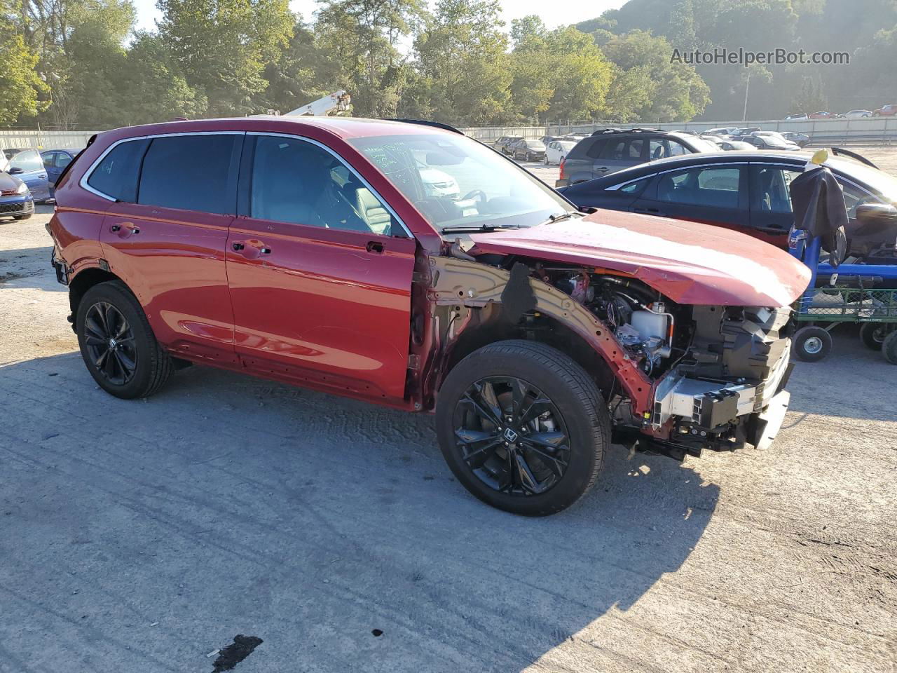 2023 Honda Cr-v Sport Touring Red vin: 5J6RS6H99PL009970