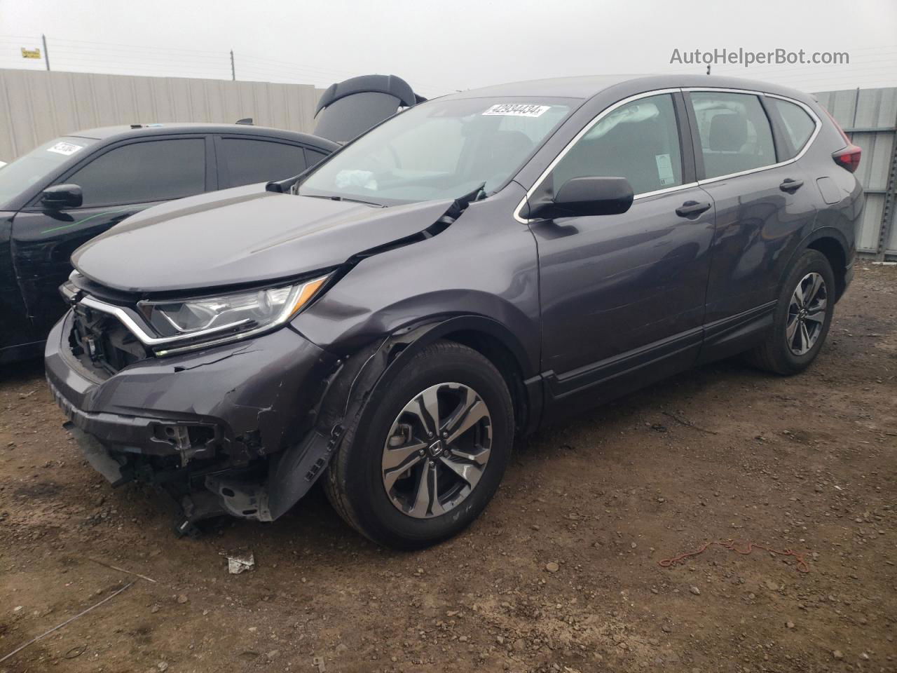 2020 Honda Cr-v Lx Gray vin: 5J6RW1H20LA006522