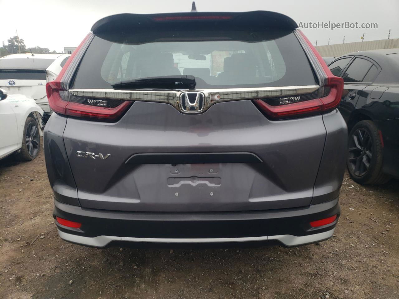 2020 Honda Cr-v Lx Gray vin: 5J6RW1H20LA006522